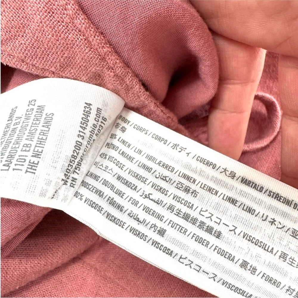 Abercrombie & Fitch Pink Crop Camisole - Picture 4 of 5